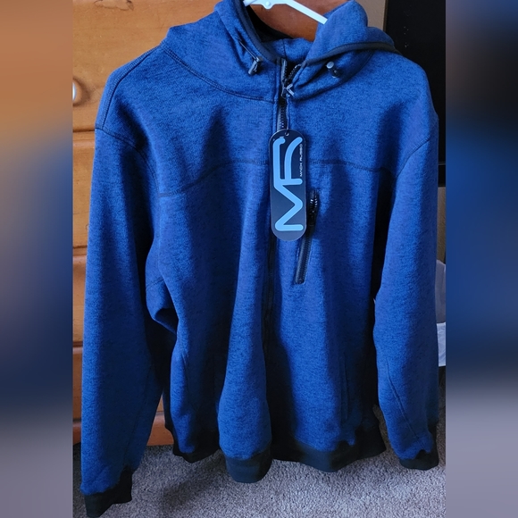 Mack Russo Other - Mack Russo full zip fleece hoodie men's NEW NWT hooded sweatshirt jacket 2X